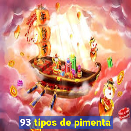 93 tipos de pimenta